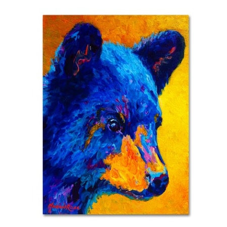 Marion Rose 'Black Bear Cub 2' Canvas Art,24x32